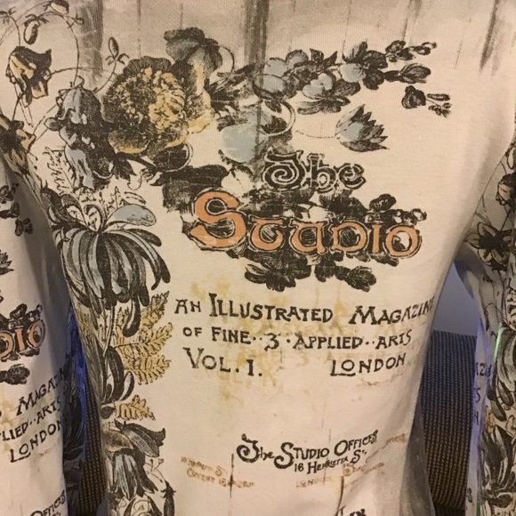 Boas 3/4 Sleeve Ornate The Studio Top - Picture 5 of 7